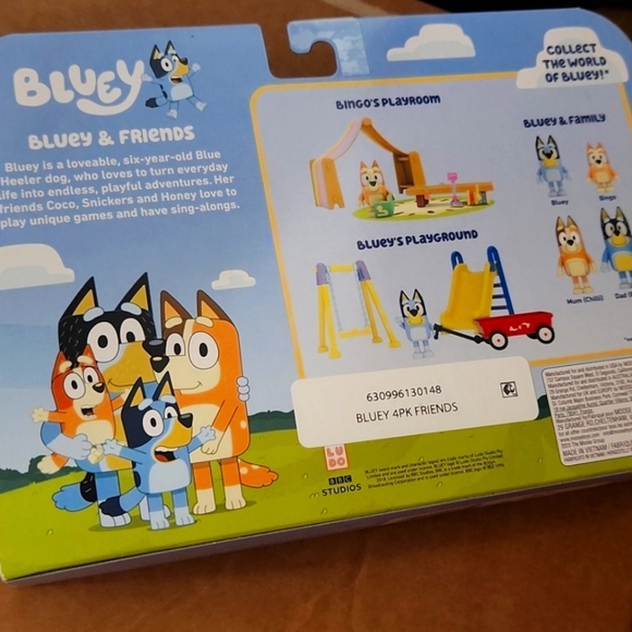 NIP Bluey and Friends snickers coco honey bluey disney four pack - Picture 4 of 6